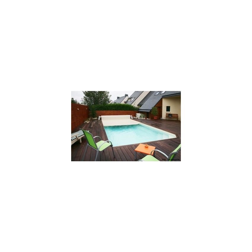 Volet roulant fixe pour piscine rectangulaire 820x420cm 
