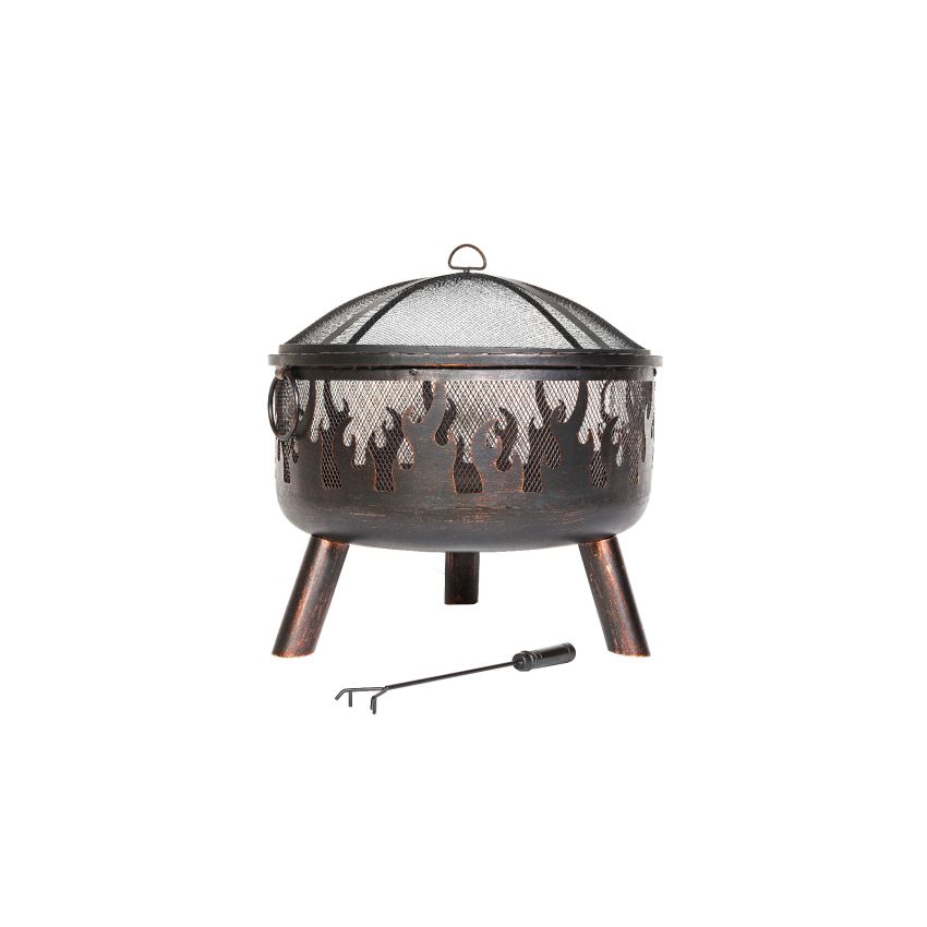 Brasero WILDFIRE Rond Noir Acier ⌀61x61cm
