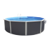 Piscine acier ronde CANARIAS ANTHRACITE 550 x 120 cm