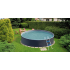 Piscine Acier Azuro ⌀500x120cm Gris/Blanc